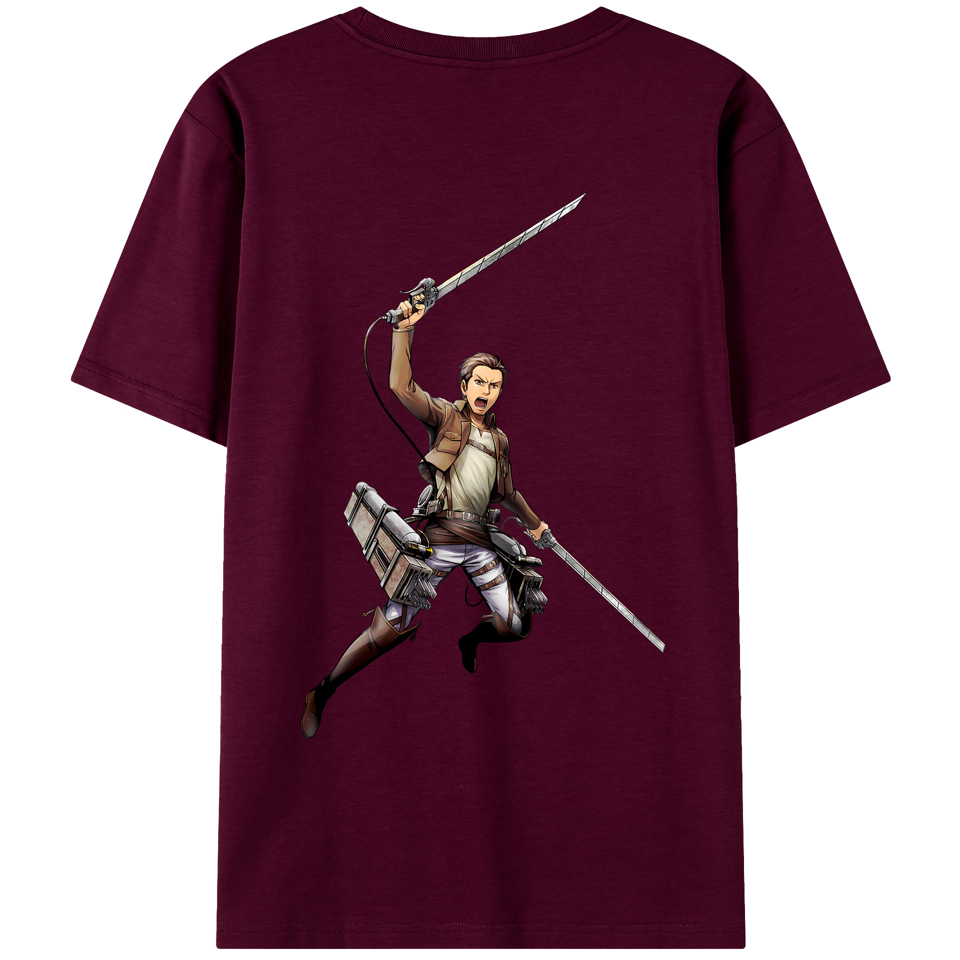 （画像用） 進撃の巨人 Attack on Titan レディース半袖Tシャツ(バックプリント)